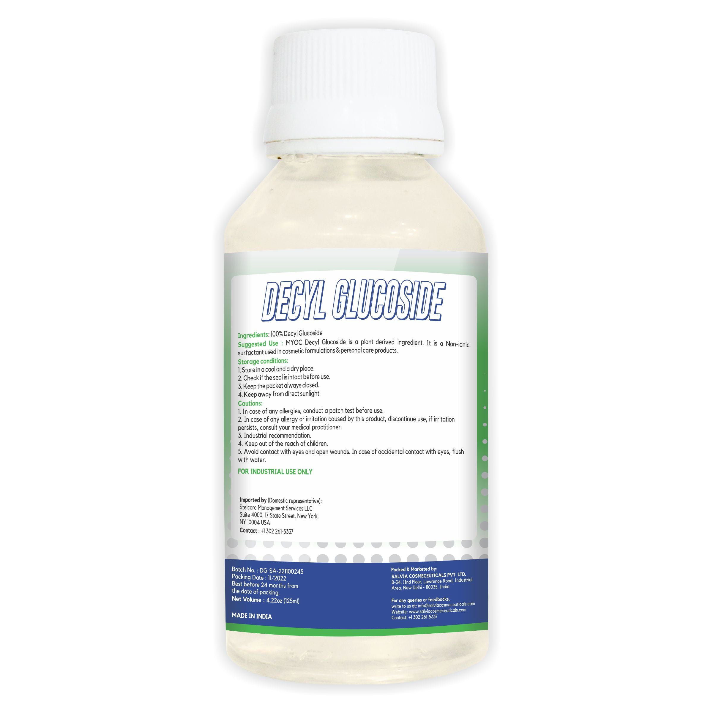 Salvia Cosmetic Raw Material,Emollients Decyl Glucoside Salvia Cosmetic Raw Material,Emollients Decyl Glucoside